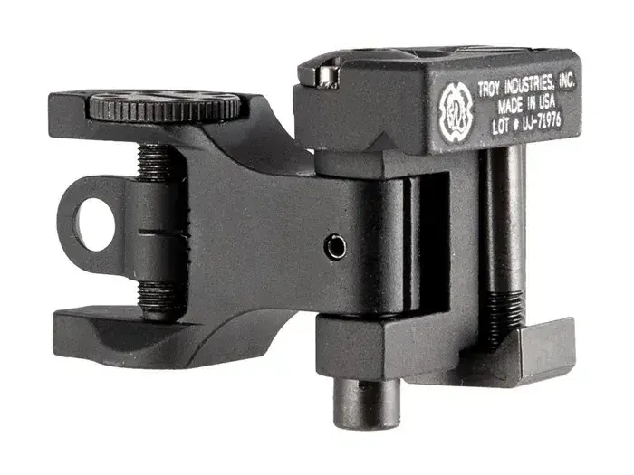AR-15  Flip-Up Adjustable Rear Sight Black