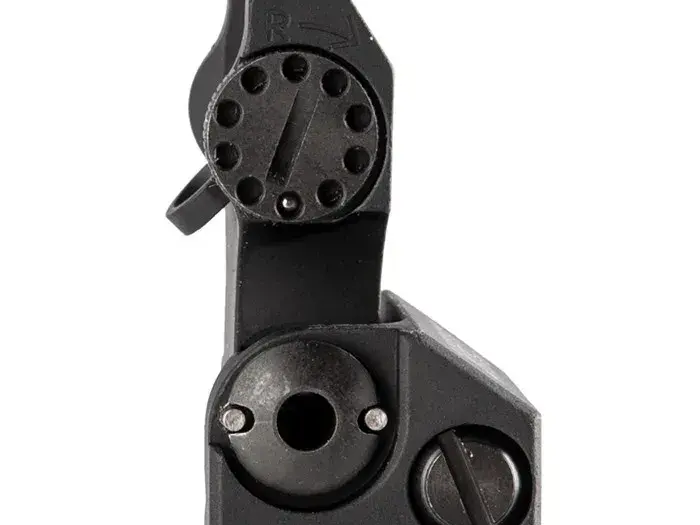AR-15  Flip-Up Adjustable Rear Sight Black - photo 3