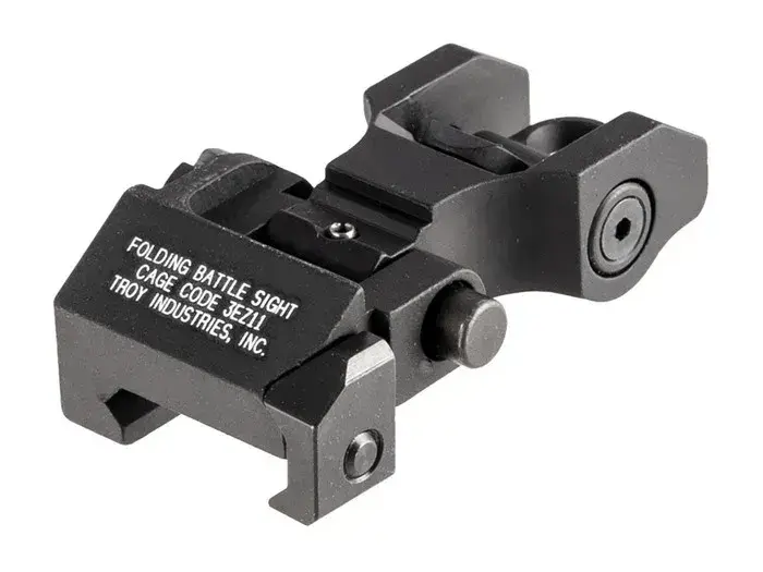 AR-15  Flip-Up Adjustable Rear Sight Black - photo 4