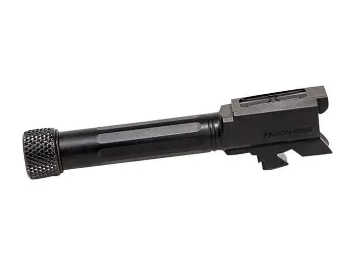 Match 9mm Threaded Straight BBL for Glock 43/43X Black