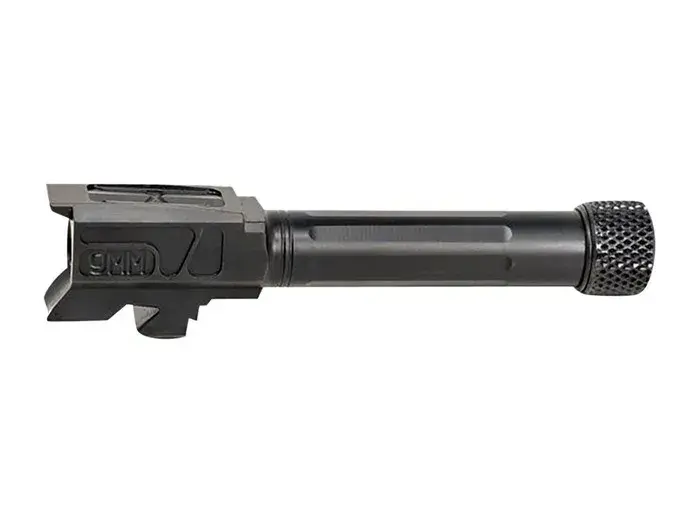 Match 9mm Threaded Straight BBL for Glock 43/43X Black - photo 2