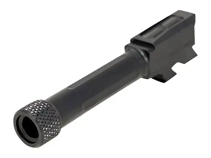 Match 9mm Threaded Straight BBL for Glock 43/43X Black - photo 3