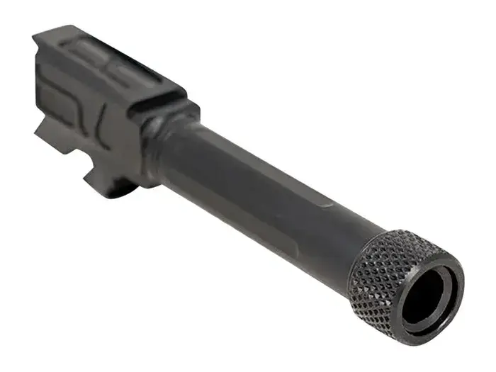 Match 9mm Threaded Straight BBL for Glock 43/43X Black - photo 5