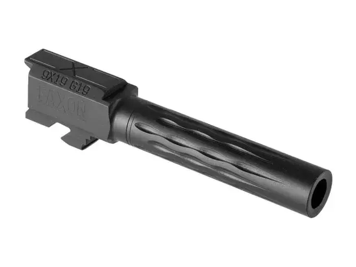 Match 9mm Non-Threaded Flame BBL for Glock-19 Gen 1-4 Black