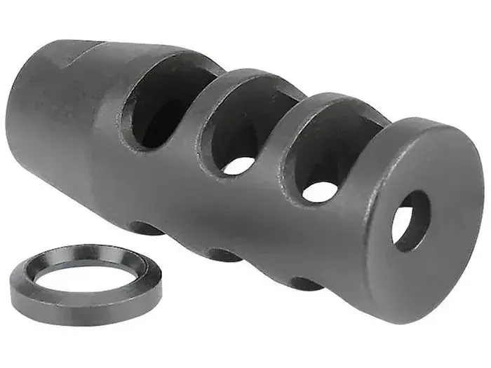 AR-15 Muzzle Brake 5.56 Black 1/2-28 Threads