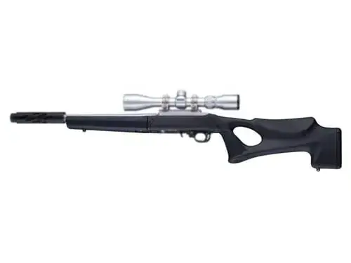 Ruger 10/22 Takedown Stock Thumbhole Rubber BLK - photo 2