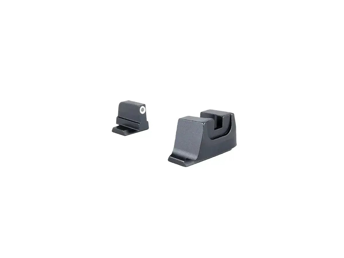 Suppressor/Optic Height Sight Set White/Black M&P M2.0 - photo 3