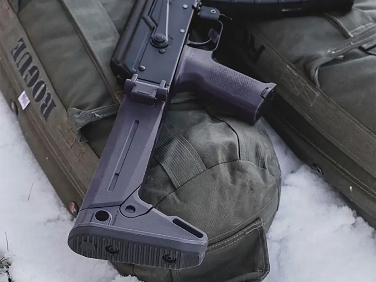 Zhukov-S Folding  Stock for AK-47/74 Plum - photo 3