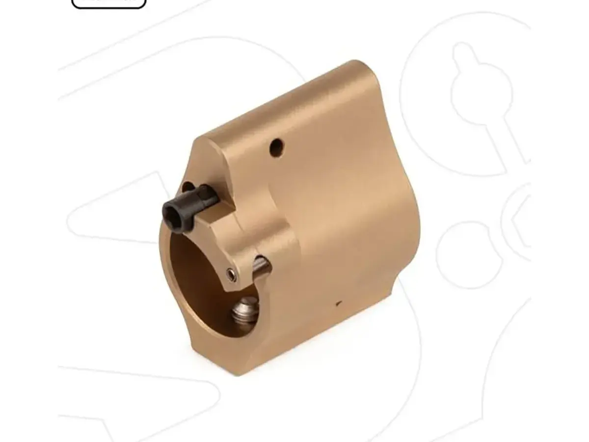 AR-15 Solid SS Adjustable Gas Block .936" Tan - photo 4