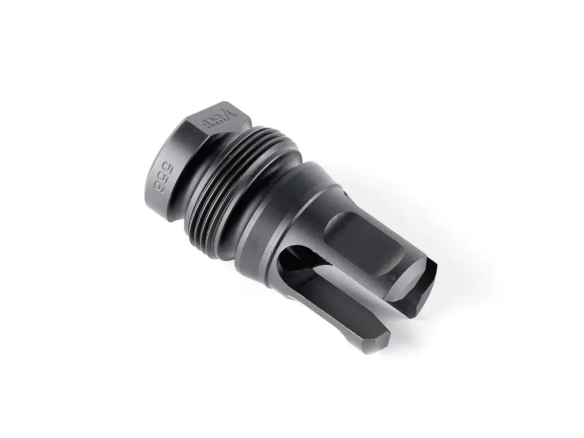 Xeno 3-Prong Flash Hider 22 Caliber 1/2"x28 Threads Black - photo 2