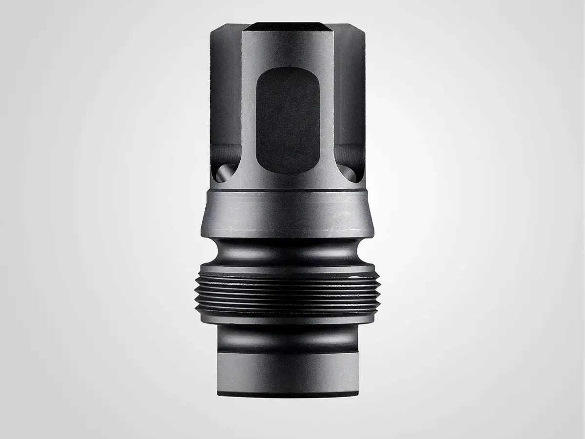Xeno 3-Prong Flash Hider 22 Caliber 1/2"x28 Threads Black - photo 3