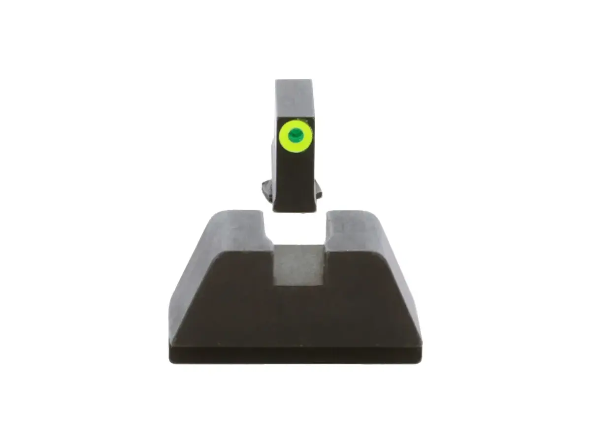 XL Opt Comp Sights Trit/LumiGreen OL .315"F/.394"R for Glock - photo 2