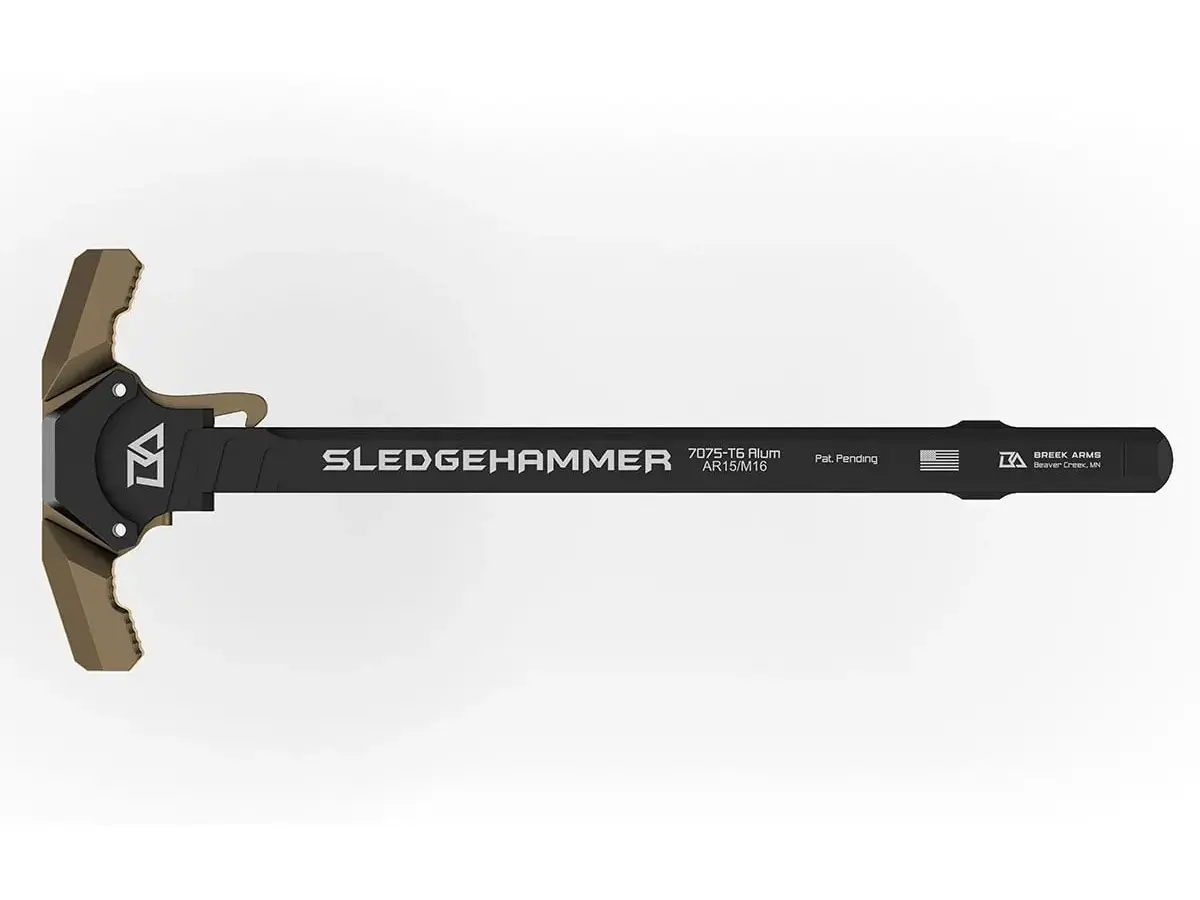 AR-15 Sledgehammer Ambi Charging Handle FDE
