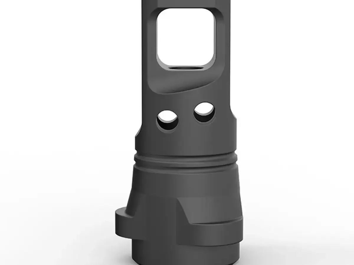 Echo 30 Cal Single-Port Muzzle BRK for Breek-LOK 3QD 5/8x24" - photo 3