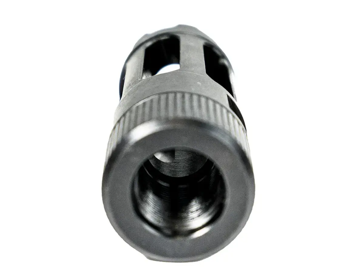 MuzzLok 9mm Ported Flash Hider Nitride Black