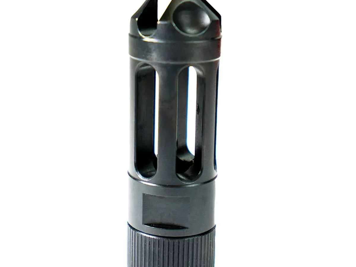 MuzzLok 9mm Ported Flash Hider Nitride Black - photo 2