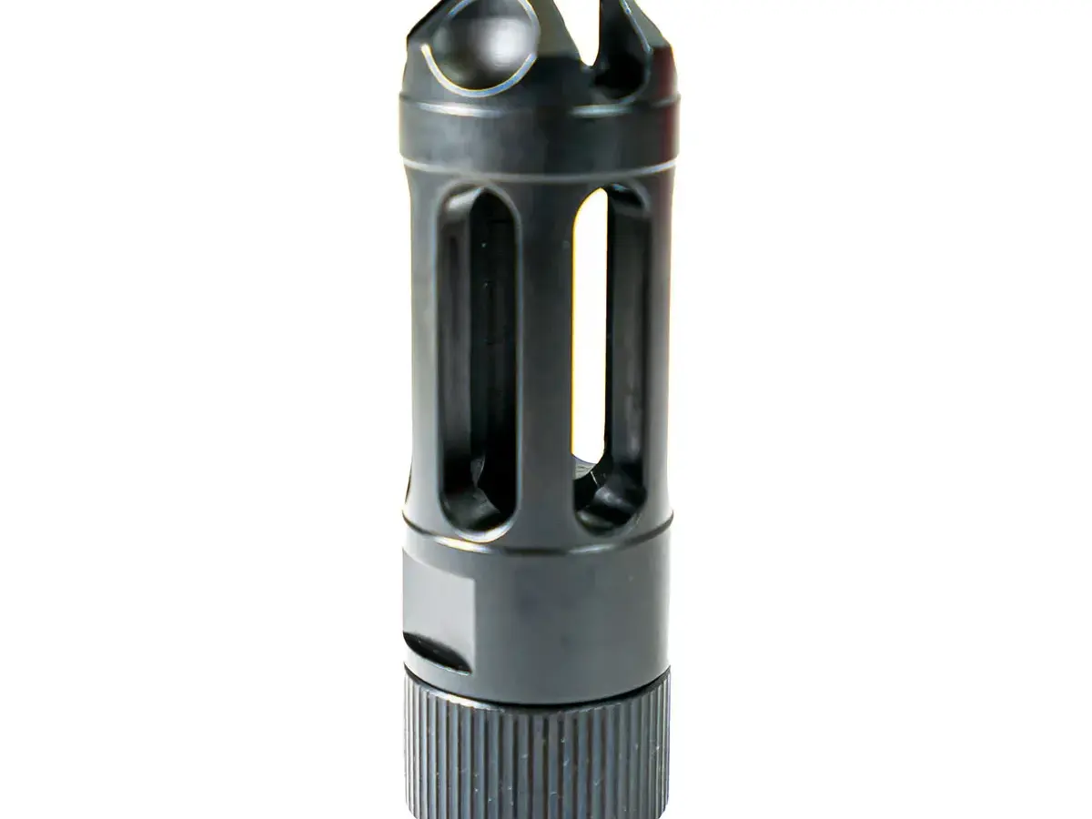 MuzzLok 9mm Ported Flash Hider Nitride Black - photo 3