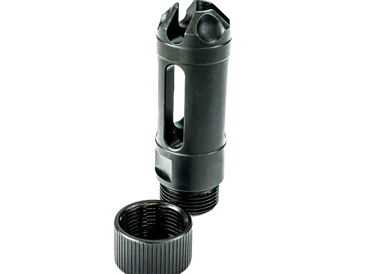 MuzzLok 9mm Ported Flash Hider Nitride Black - photo 5