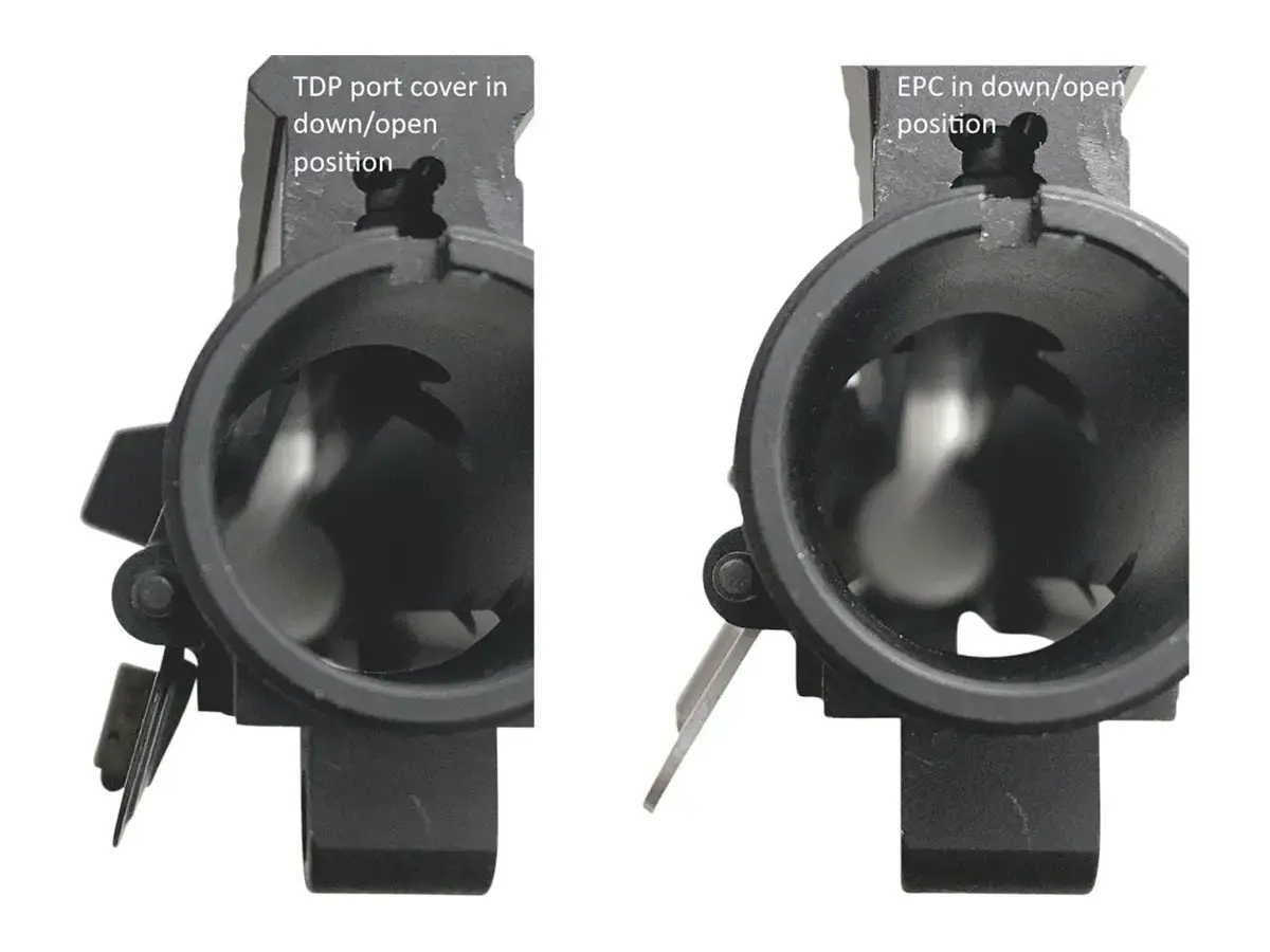TDP Spec Ejection Port Cover, Twin Dimple, Black - photo 2