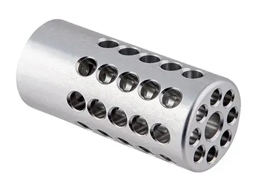 Compensator 22 Caliber 1/2-28 Aluminum Silver - photo 2