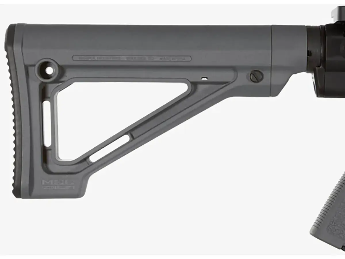 MOE Fixed Mil-Spec Carbine Stock for AR-15 Gray - photo 2