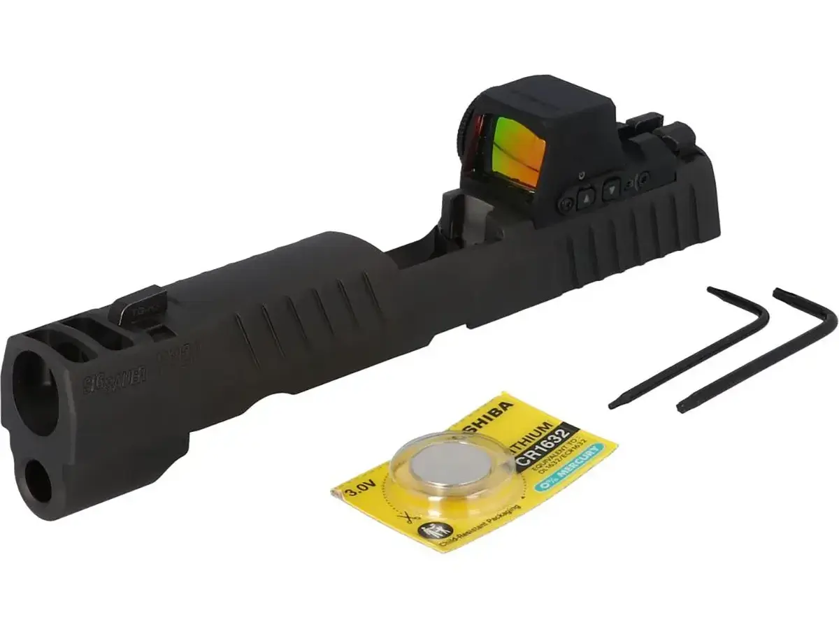 Slide P320FS 9mm Luger 3.9" Expand Chamber & Romeo Sight Blk