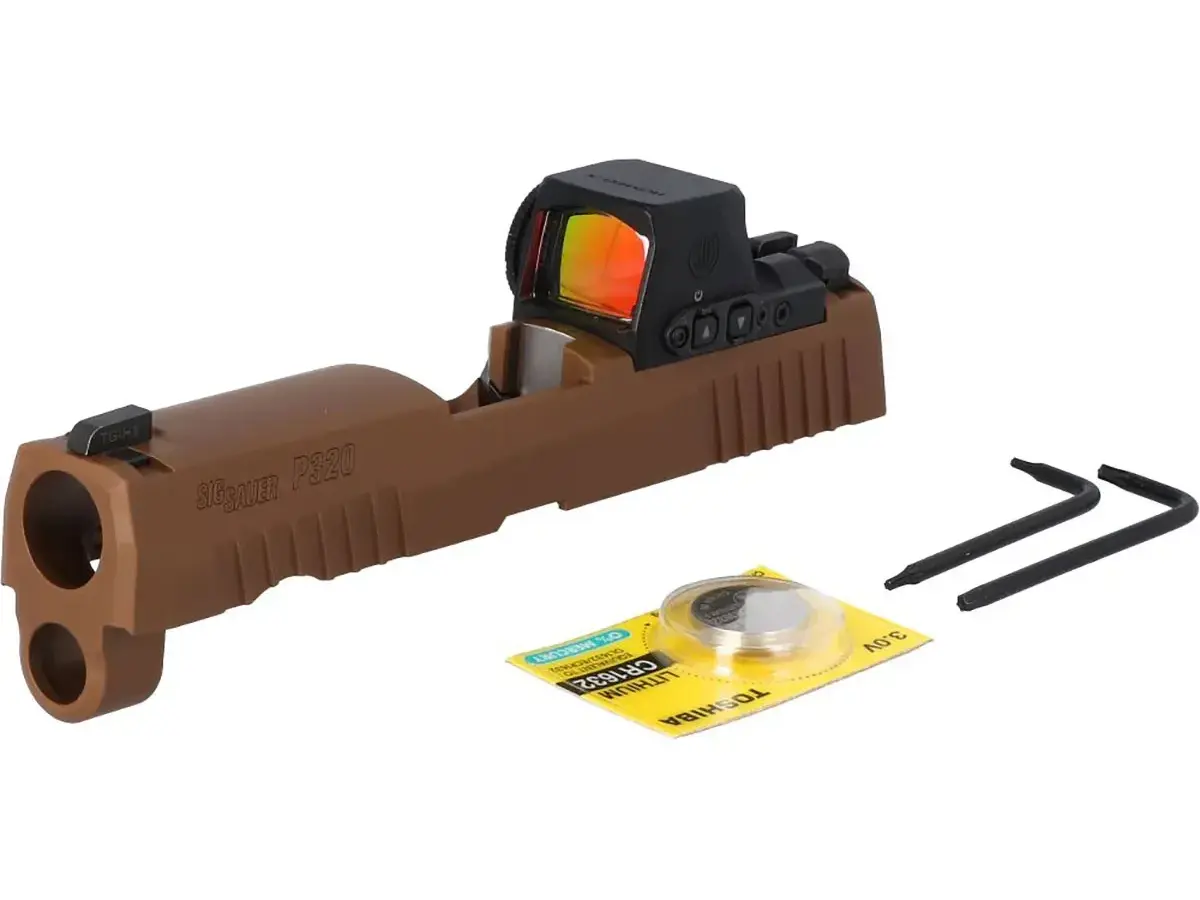 Slide Assembly P320X 3.9" 9mm Luger w/Romeo-X Sight Coyote - photo 2