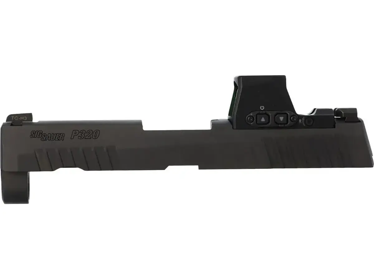 Slide Assembly P320X 3.9" 9mm Luger w/Romeo-X Sight Black
