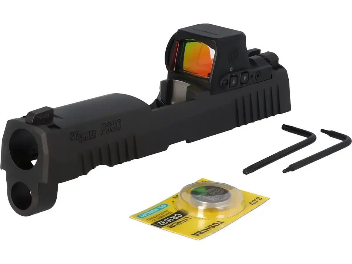 Slide Assembly P320X 3.9" 9mm Luger w/Romeo-X Sight Black - photo 3