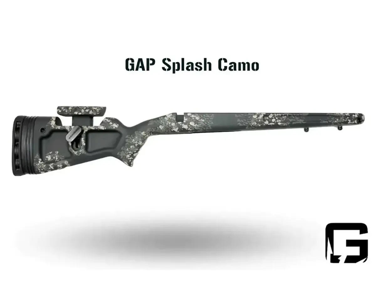 Eagle Pro Long Action Right Hand Rifle Stock GAP Splash Camo