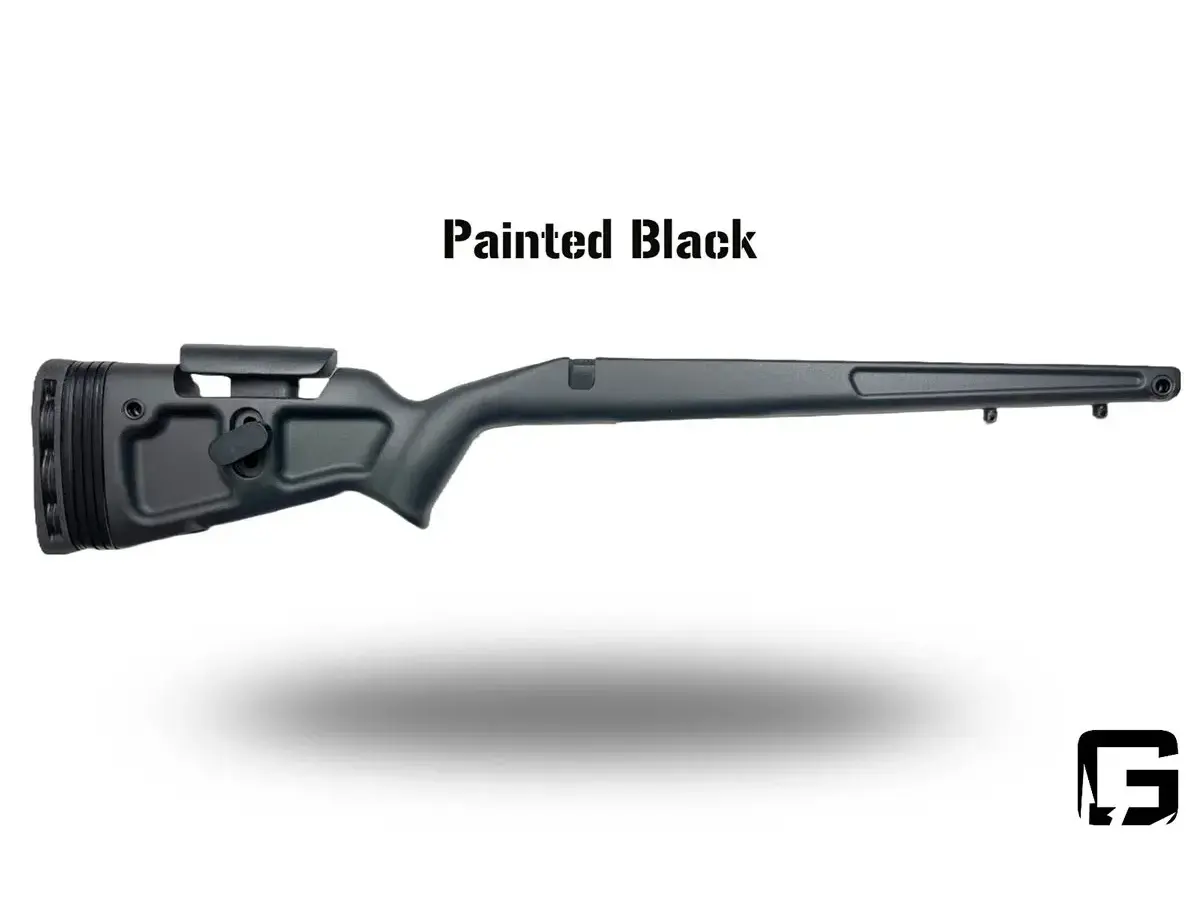 Eagle Pro Long Action Right Hand Rifle Stock Painted Black - photo 3