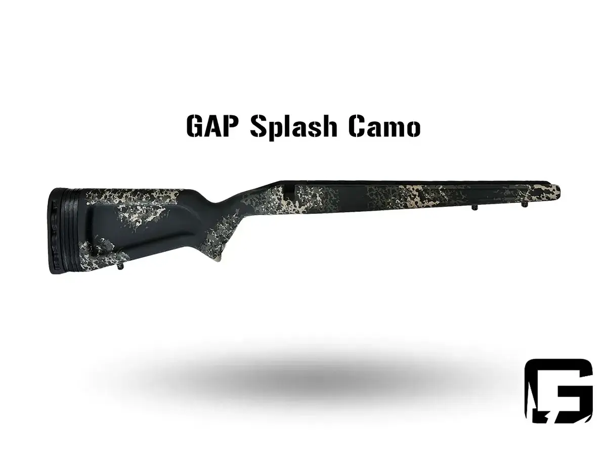 Eagle Long Action Right Hand Rifle Stock GAP Splash Camo