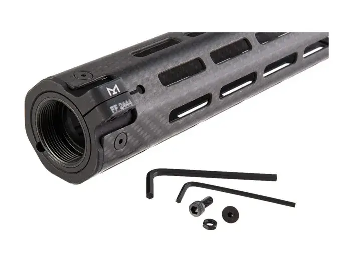 Streamline Handguard Free Float Carbon Fiber 10   Black