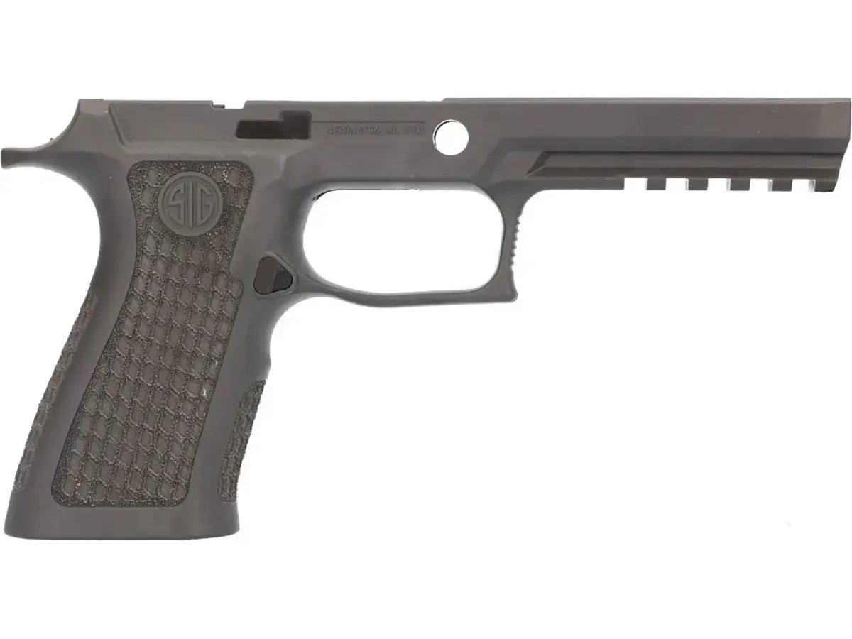 LTXG Grip Module Laser Engraved P320-Full Size 9/40/357 Gray