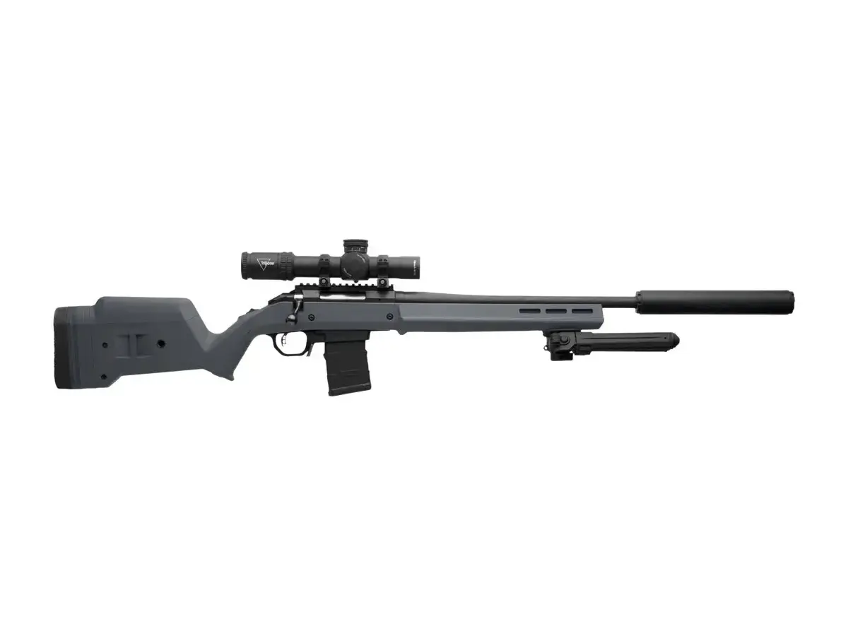 Hunter American Stock STANAG Magazine Well Gray