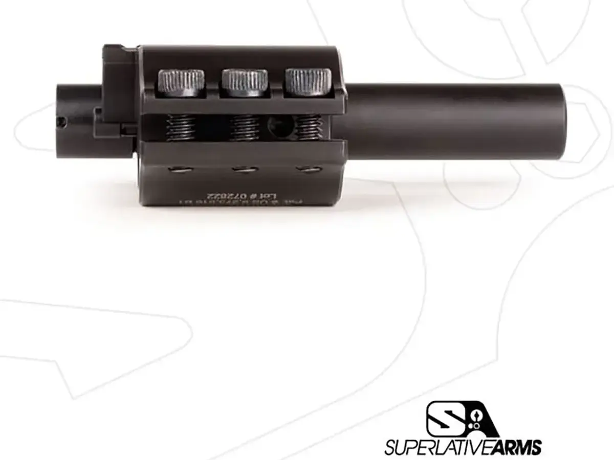 AR-15 Adj Piston System W/ClampOn .625" Gas Block Carbine LH - photo 2