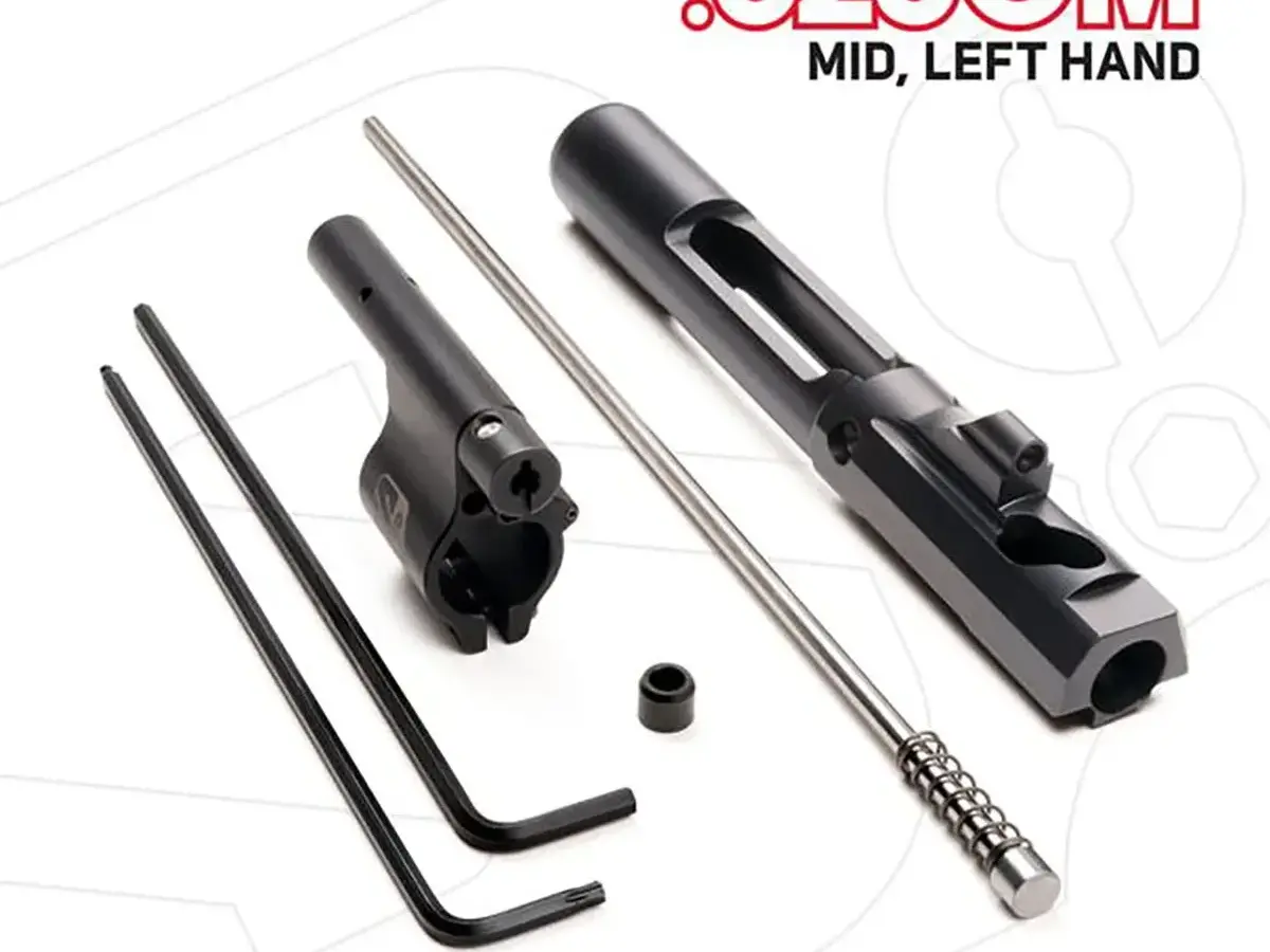 AR-15 Adj Piston System W/ClampOn .625" Gas Block Mid LH - photo 3
