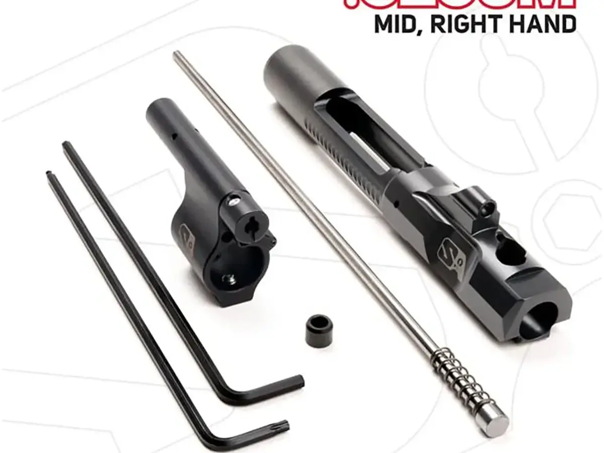 AR-15 Adj Piston System W/Solid .625" Gas Block Midlength RH - photo 2