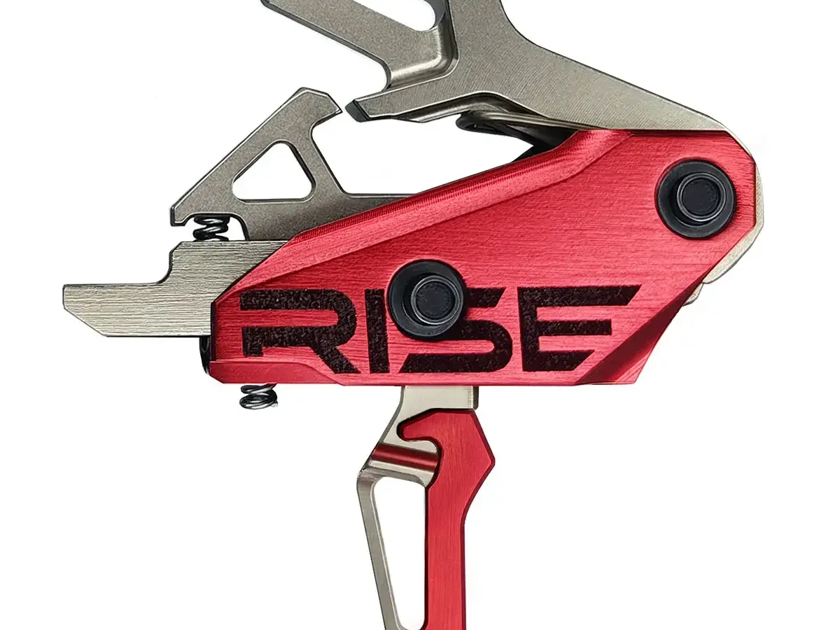 Rev 535 Slide-and-Snap AR Trigger Silver/Red - photo 3