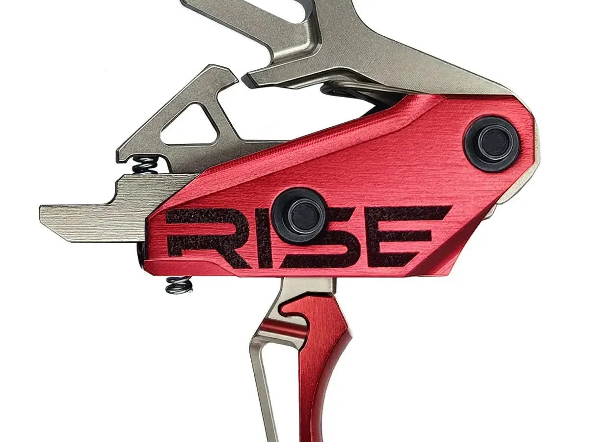 Rev 535 Slide-and-Snap AR Trigger Silver/Red - photo 4
