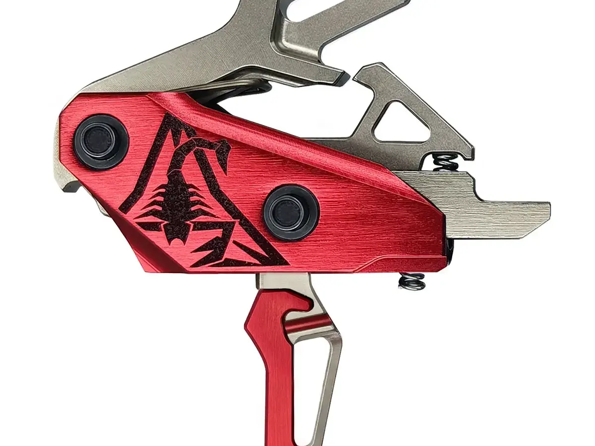 Rev 535 Slide-and-Snap AR Trigger Silver/Red - photo 8