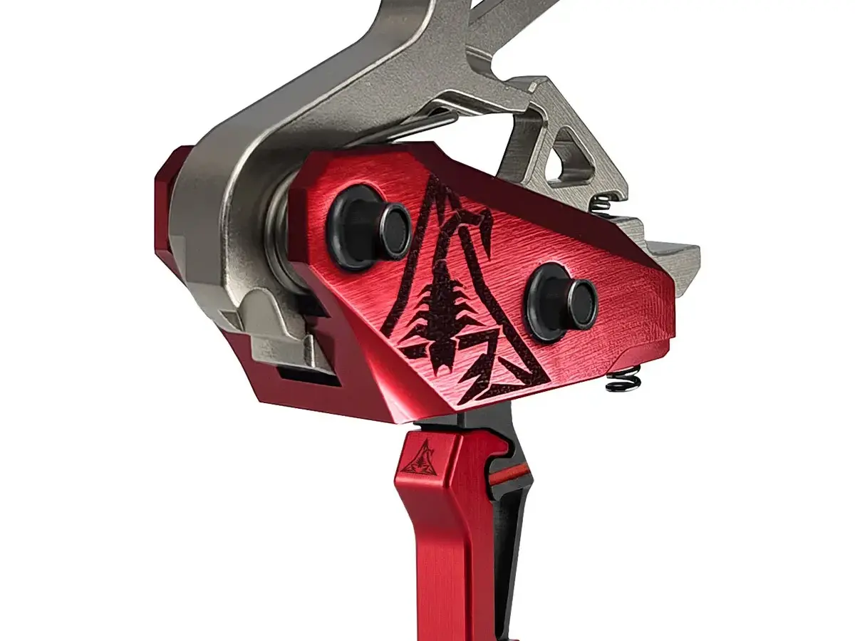 Rev 535 Slide-and-Snap AR Trigger Black/Red - photo 4