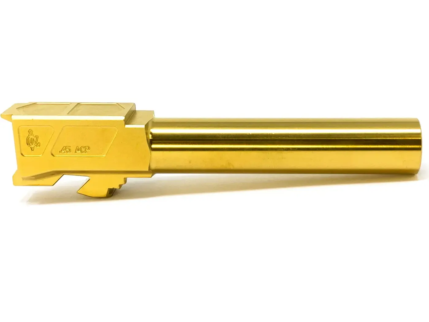 Match Grade Crowned Barrel For Glock 21 45 ACP TiN - photo 3