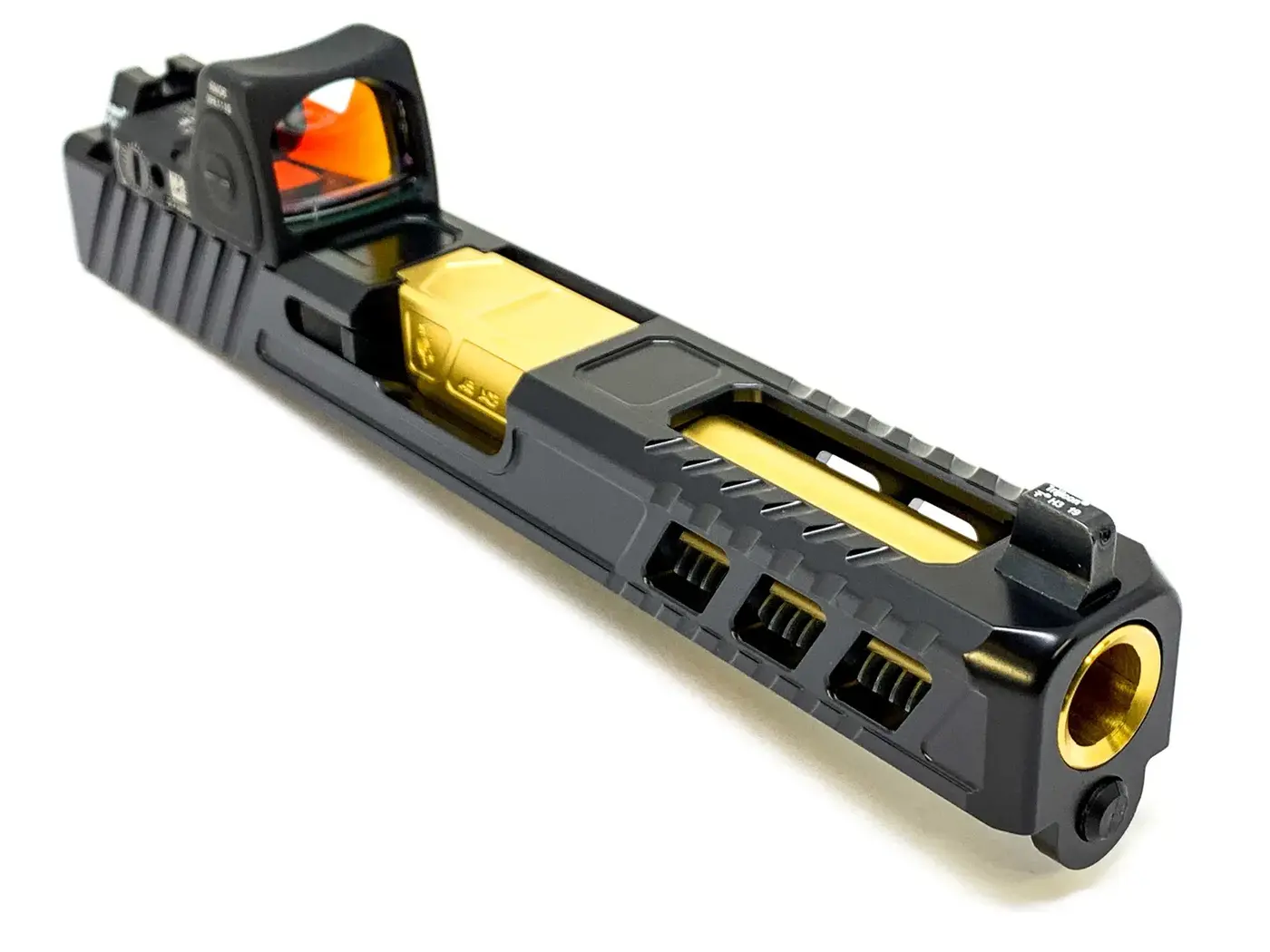 Match Grade Crowned Barrel For Glock 21 45 ACP TiN - photo 4