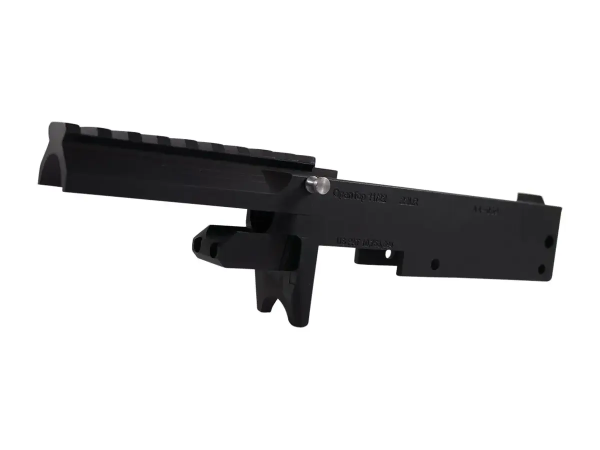Fletcher Rifle Works LLC Opentop 11/22 Stripped Receiver, Black