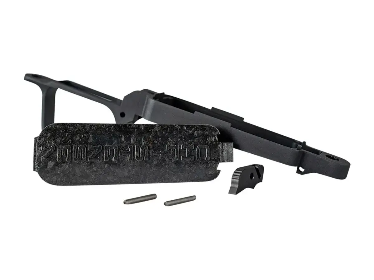 FFT Long Action CF Bottom Metal Floor Plate Assembly