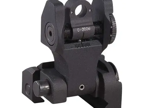 AR-15  Flip-Up Adj Tritium HK-Style Rear Sight Black - photo 6