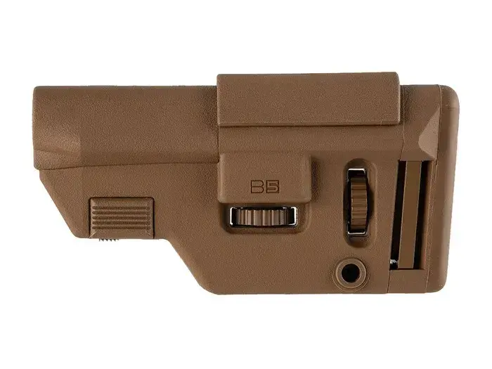 Collapsible Precision Stock Coyote Brown- Short