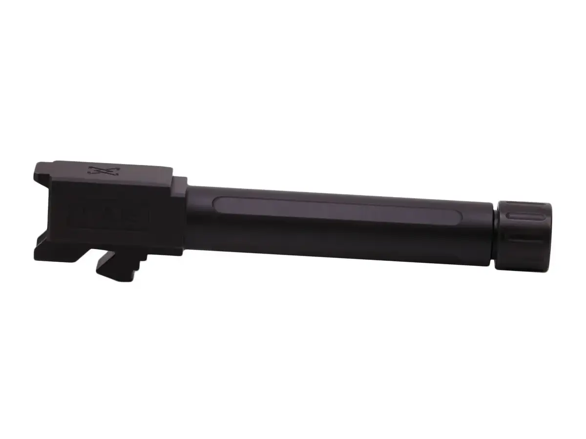 Threaded Barrel For Glock 19 Black Nitride