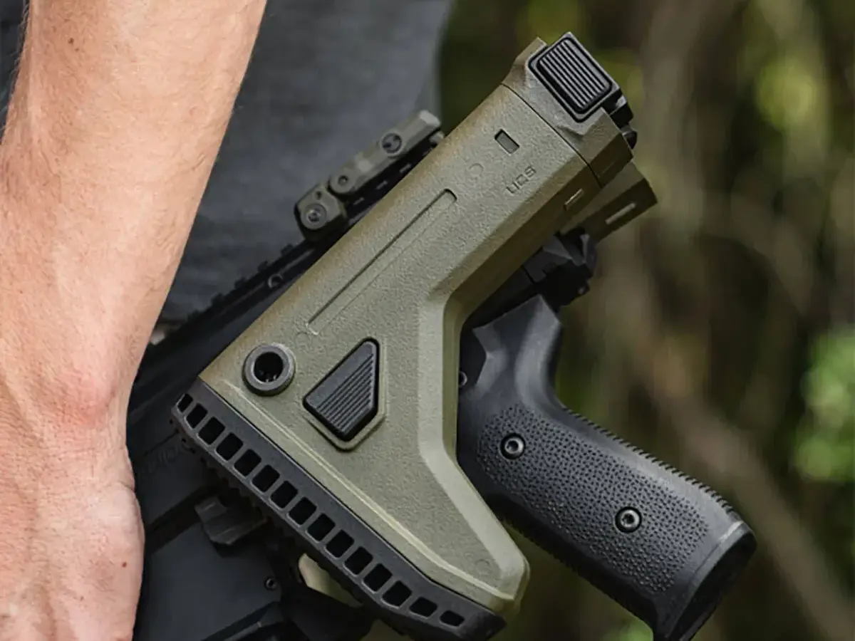UCS Adjustable Carbine Stock for AR-15 OD Green - photo 5
